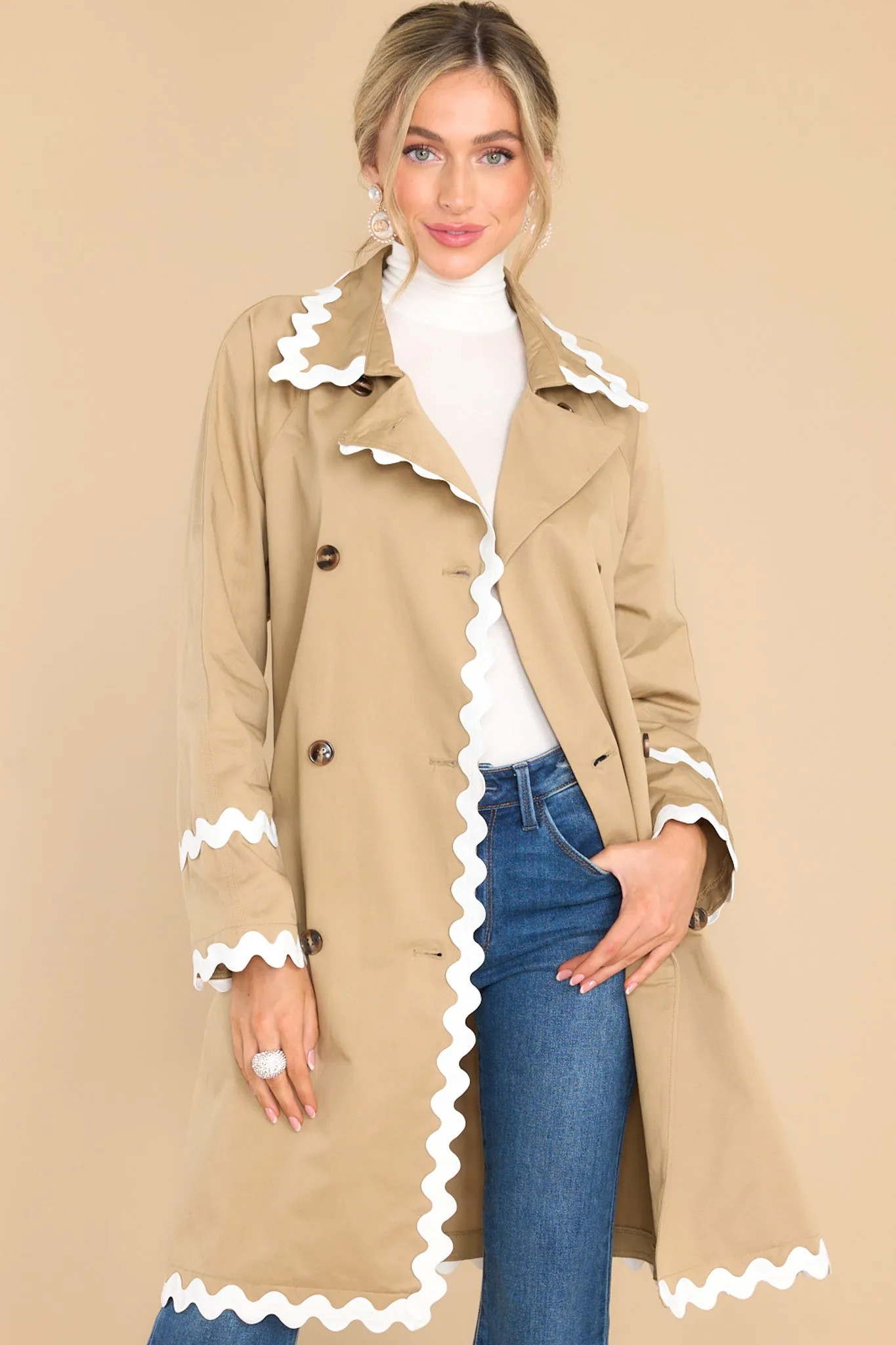 Gingerbread Delight Khaki Coat