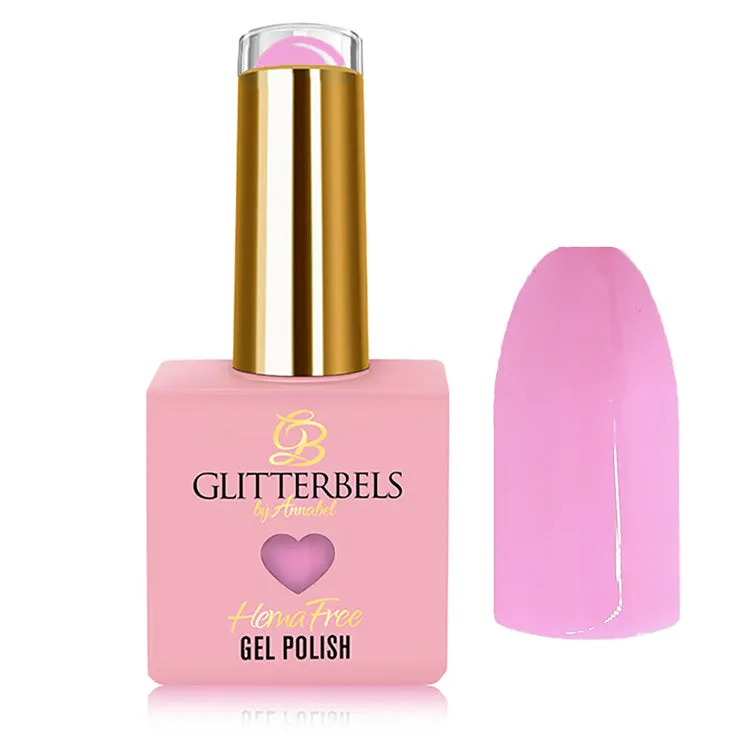 Glitterbels Hema Free Gel Polish Pastel Bon Bon  0.27 fl oz