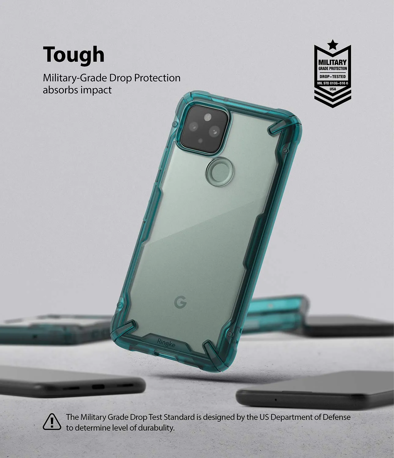 Google Pixel 5 Back Cover Case | Fusion X - Turquoise Green