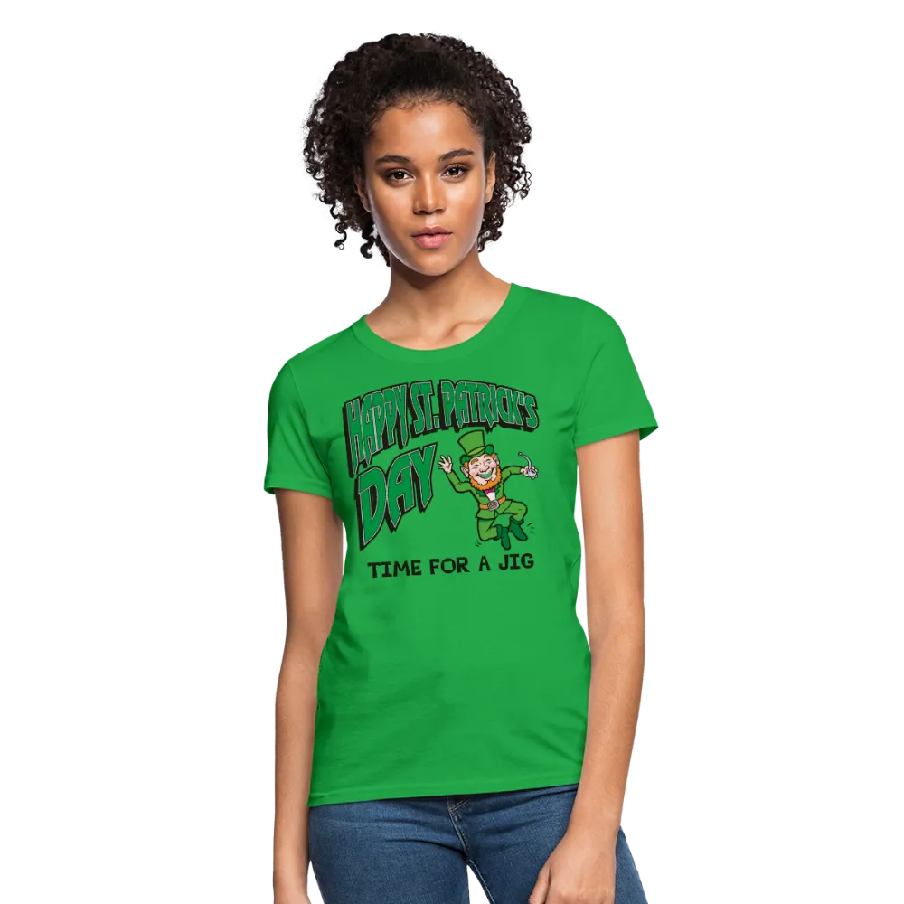 Happy St. Patrick's Day Time For A Jig Women's T-Shirt