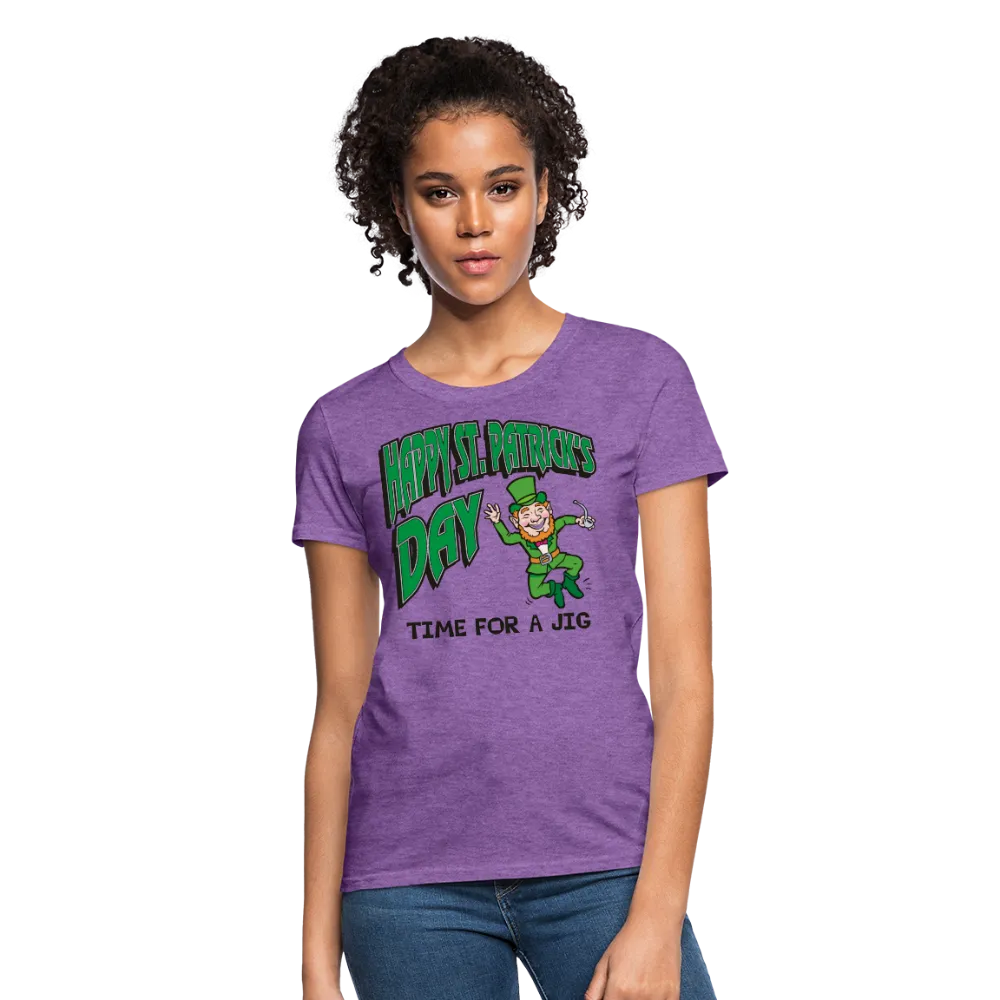 Happy St. Patrick's Day Time For A Jig Women's T-Shirt