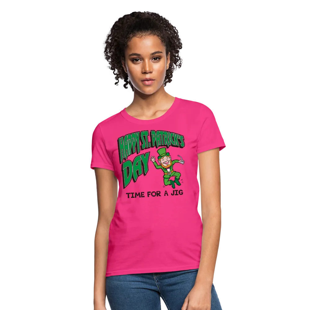 Happy St. Patrick's Day Time For A Jig Women's T-Shirt