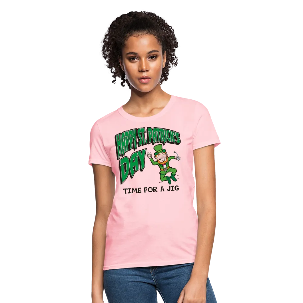 Happy St. Patrick's Day Time For A Jig Women's T-Shirt