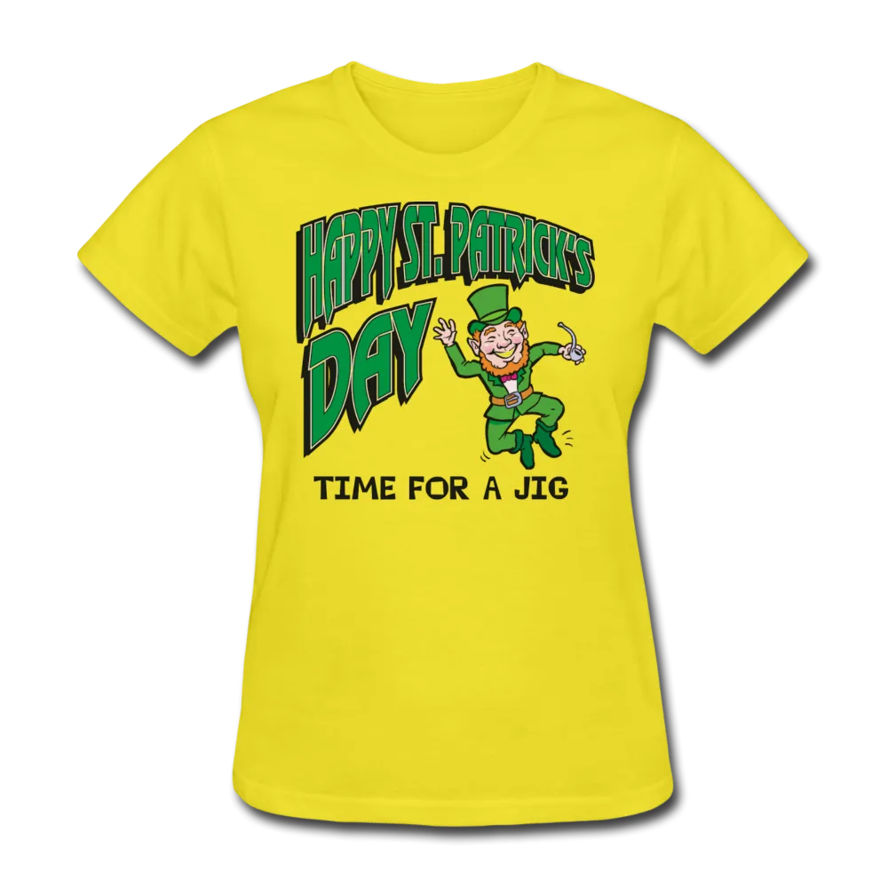 Happy St. Patrick's Day Time For A Jig Women's T-Shirt