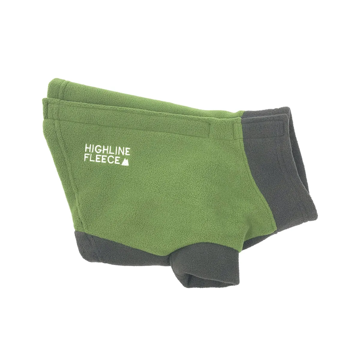 Highline Fleece Dog Coat - Two Tone Greens