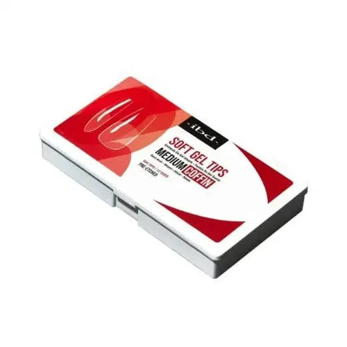 IBD Soft Gel Tips - Medium Coffin