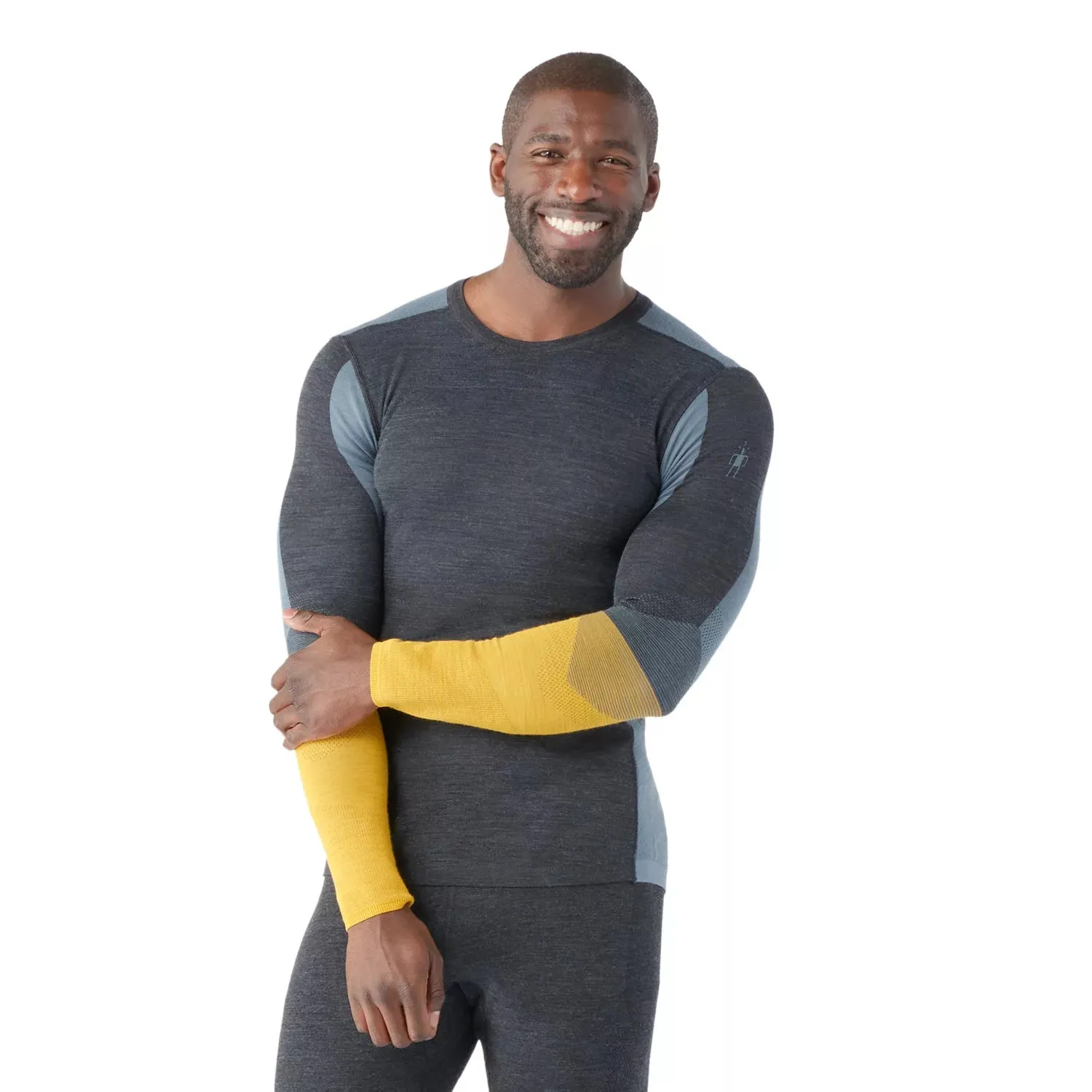 Intraknit™ Thermal Merino Base Layer Colorblock Crew (Men's) - SW016453