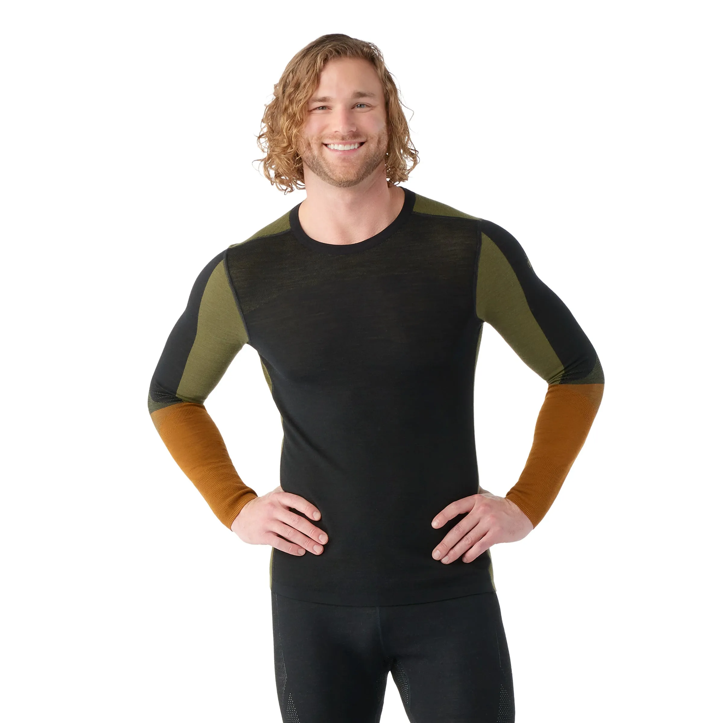 Intraknit™ Thermal Merino Base Layer Colorblock Crew (Men's) - SW016453