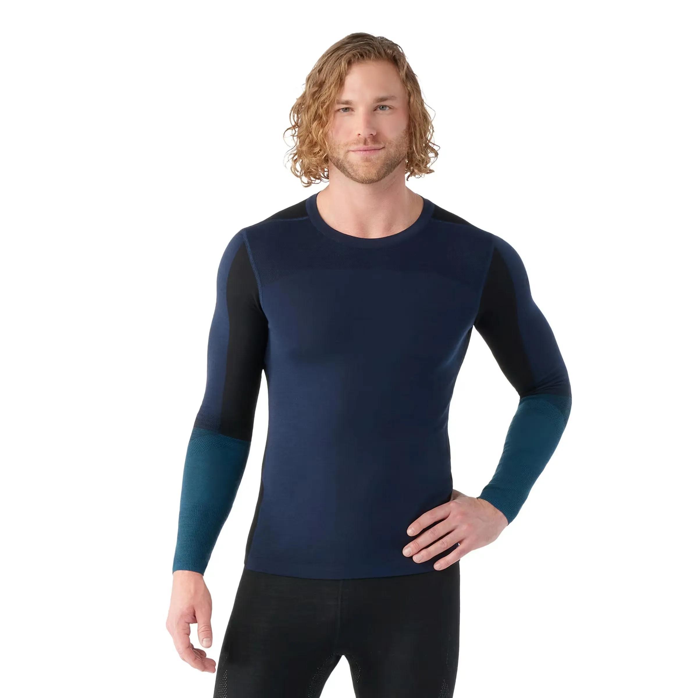 Intraknit™ Thermal Merino Base Layer Colorblock Crew (Men's) - SW016453