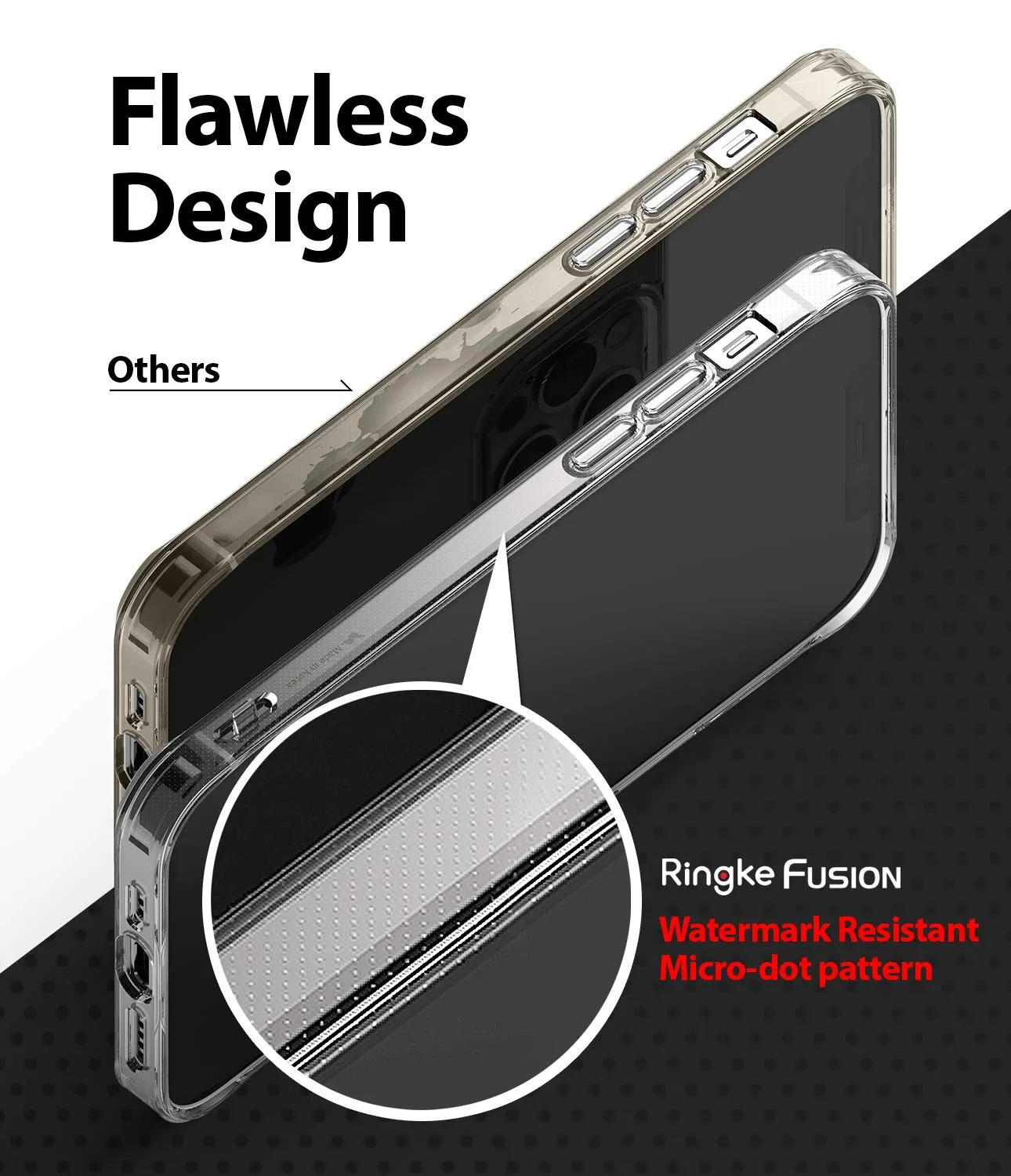 iPhone 12 mini Back Cover Case | Fusion - Smoke Black