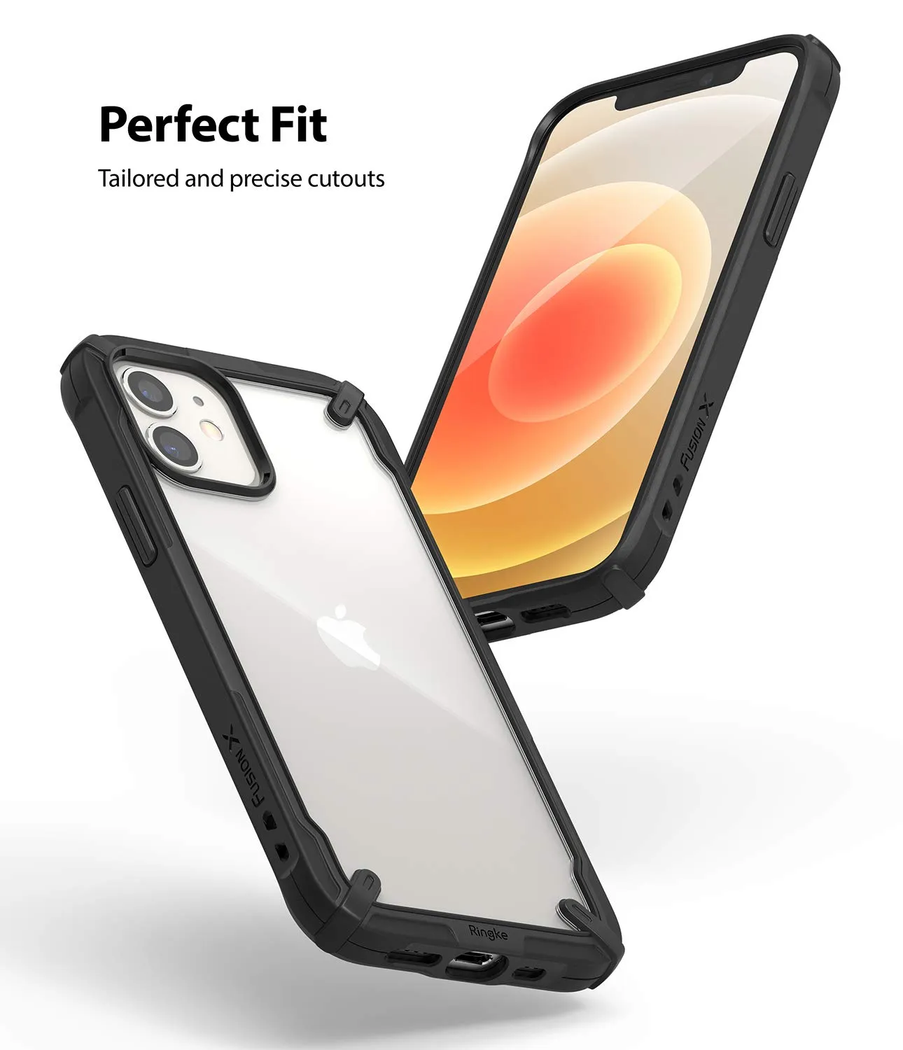 iPhone 12 Mini Back Cover Case | Fusion X - Black