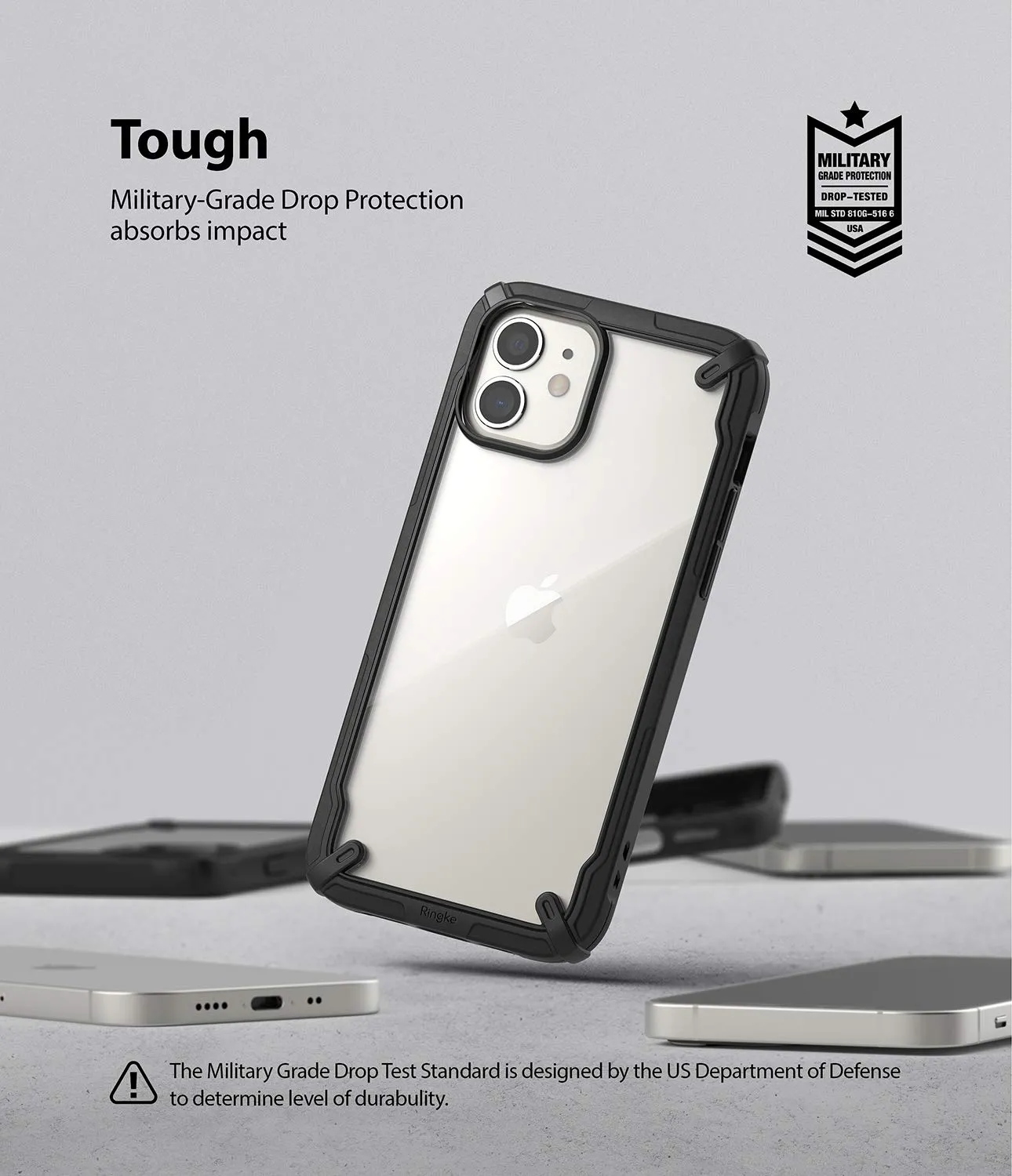 iPhone 12 Mini Back Cover Case | Fusion X - Black