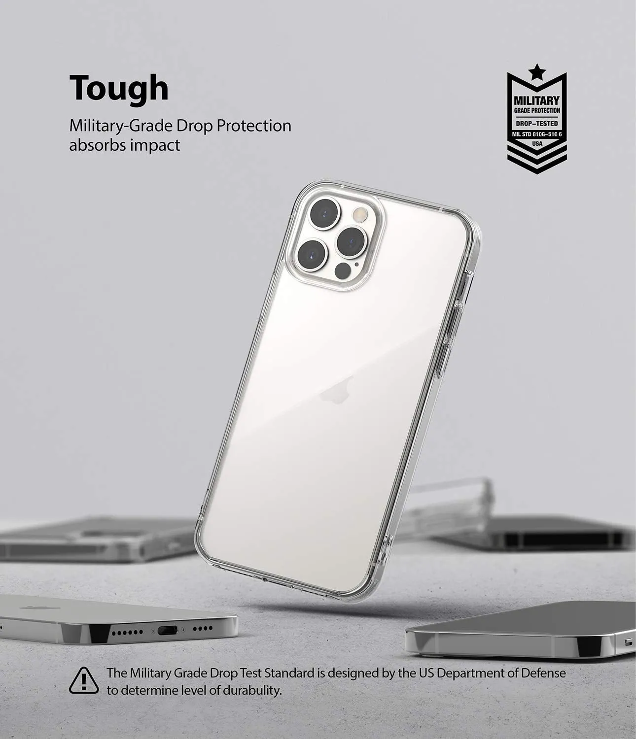 iPhone 12 Pro Max Back Cover Case | Fusion - Clear