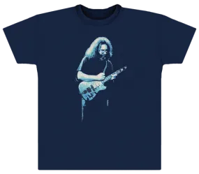 Jerry Garcia 1978 on Navy t-shirt