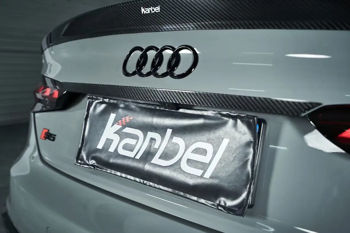 Karbel Carbon Dry Carbon Fiber Trunk Lid Rear Trim for Audi S5 & A5 S Line & A5 2020-ON B9.5