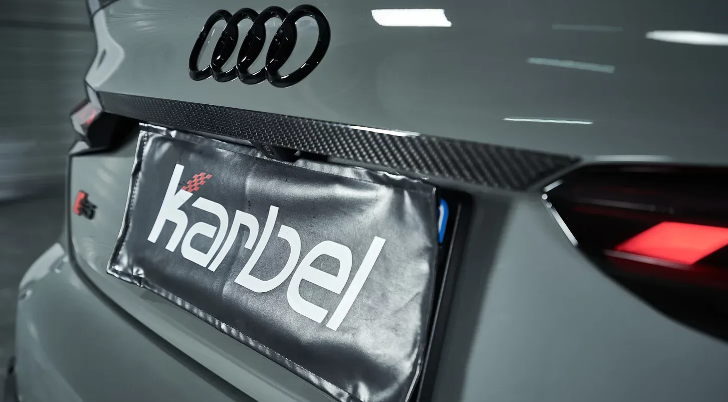 Karbel Carbon Dry Carbon Fiber Trunk Lid Rear Trim for Audi S5 & A5 S Line & A5 2020-ON B9.5