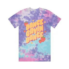 Kawaii Strawberry - Cotton Candy Tie Dye T-Shirt