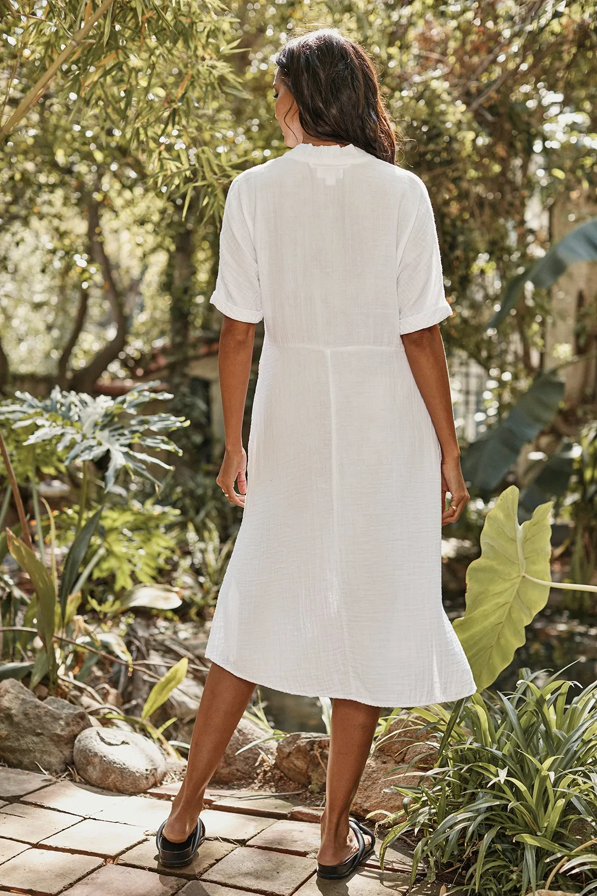 KERRY COTTON GAUZE DRESS