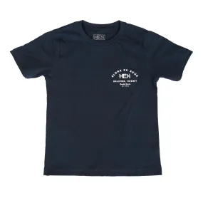 KID'S STATION TEE IN MIDNIGHT NAVY