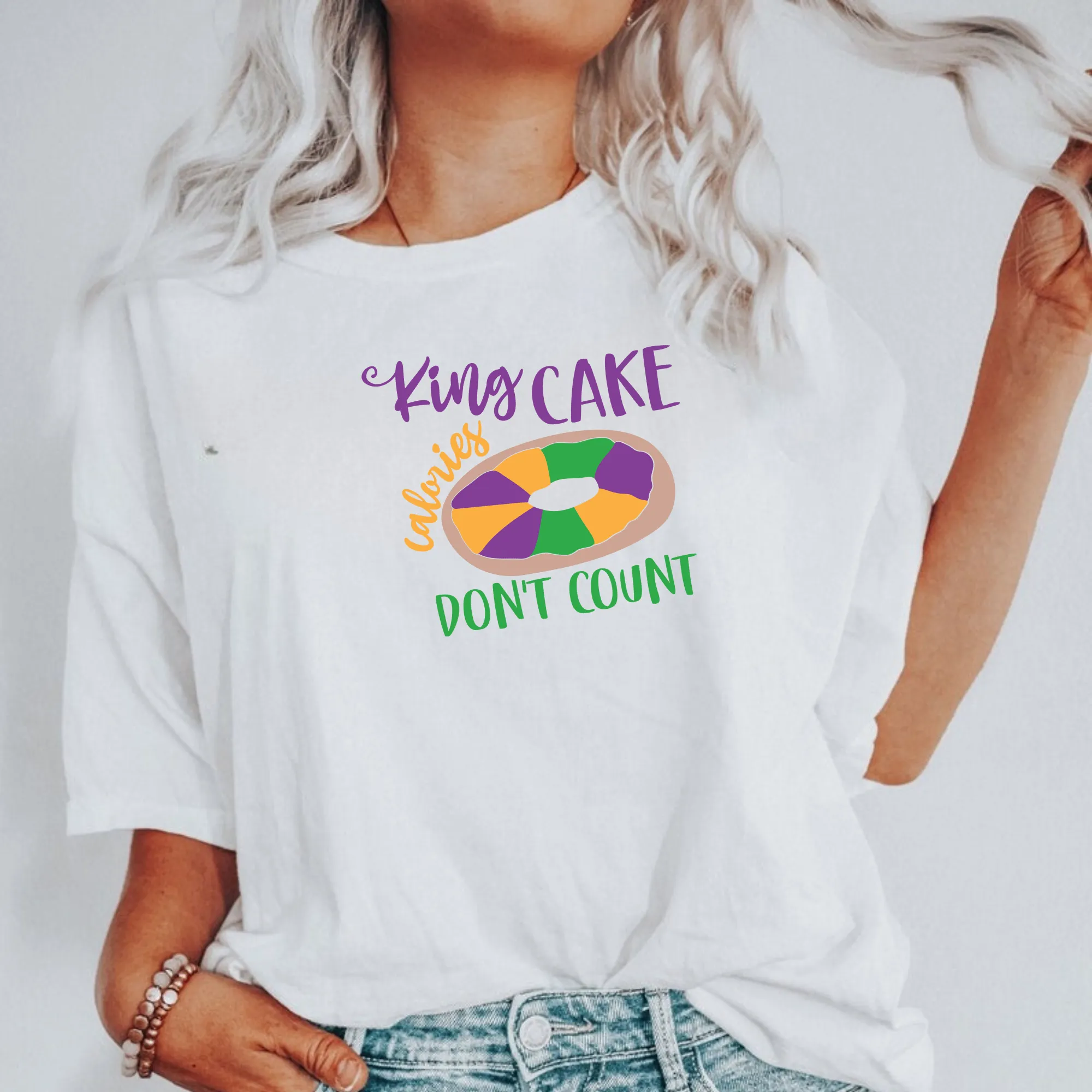 King Cake Calories Don't Count Shirt