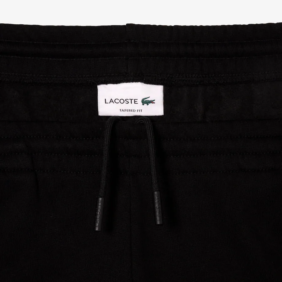 LACOSTE MEN’S ORGANIC COTTON SWEATPANTS BLACK