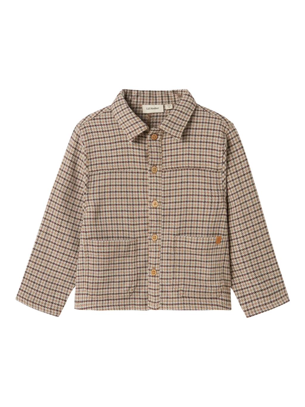 Lil' Atelier MINI TEVIN LS NREG SHIRT JACKET - Petrified Oak