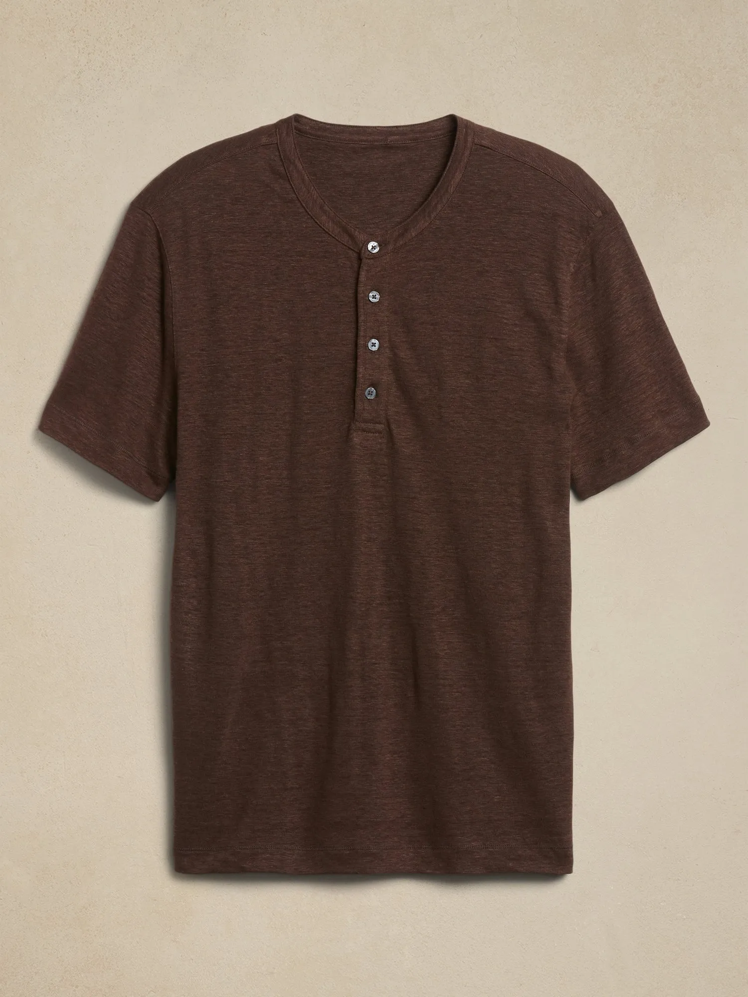 Linen Henley T-Shirt