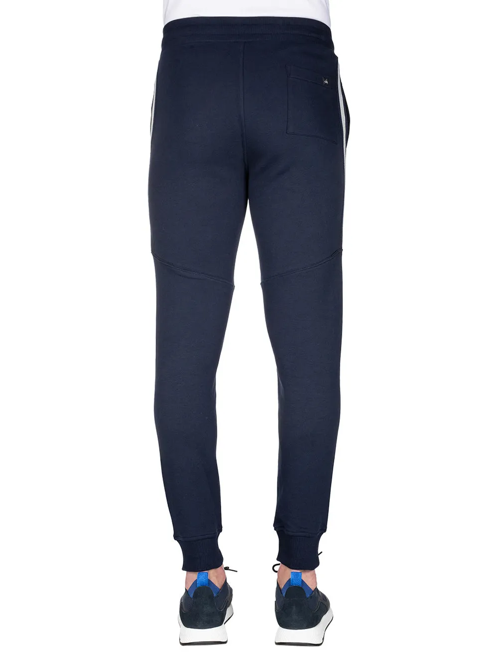 Logan Cuffed Navy Sweatpants Navy Blue