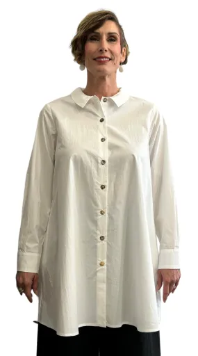 Long Shirt/Dress White Cotton