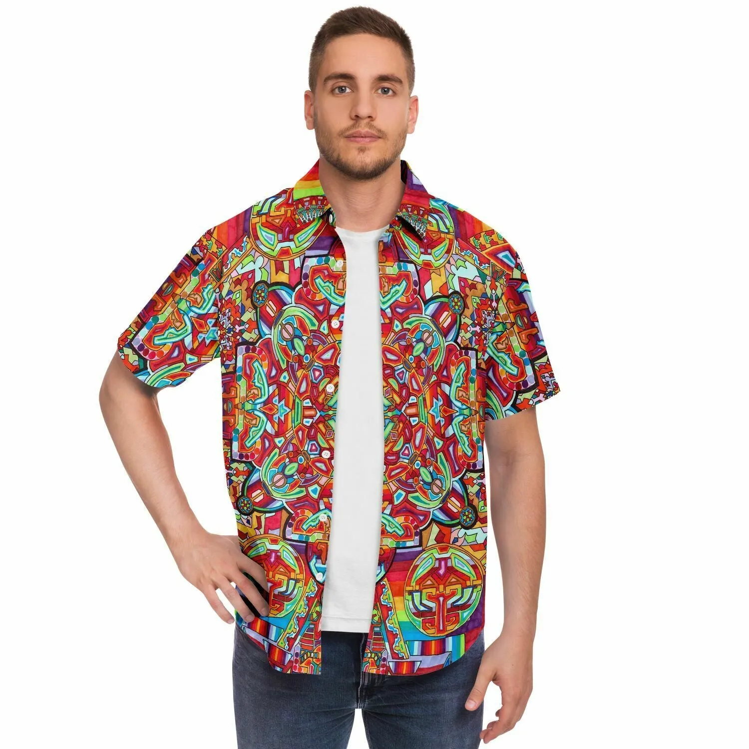 MANTRA Short Sleeve Button Down Shirt | LACHLAN WARDLAW