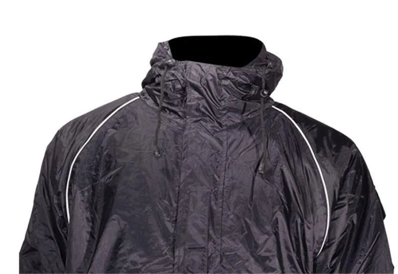 Mens Black Textile Jacket With Hood, MJ4000-BLK-DL