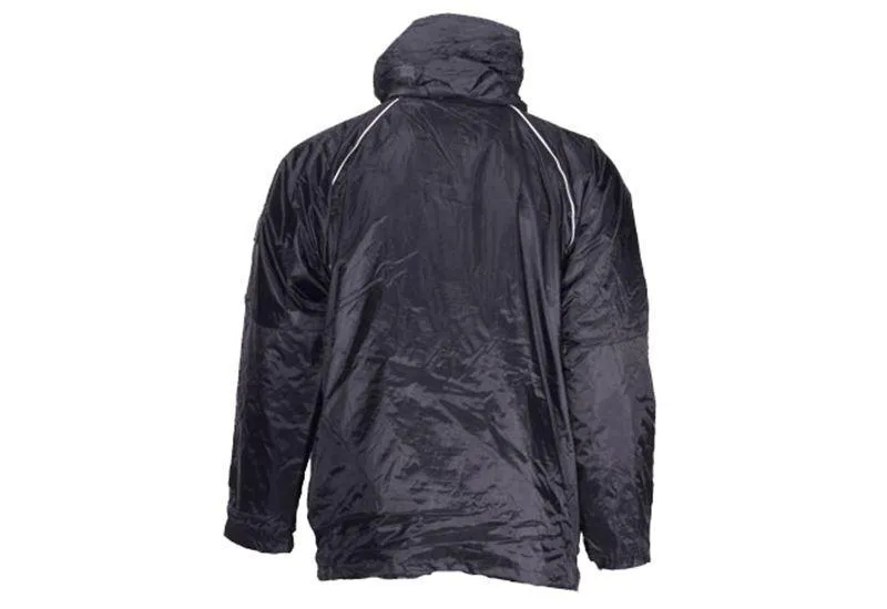 Mens Black Textile Jacket With Hood, MJ4000-BLK-DL