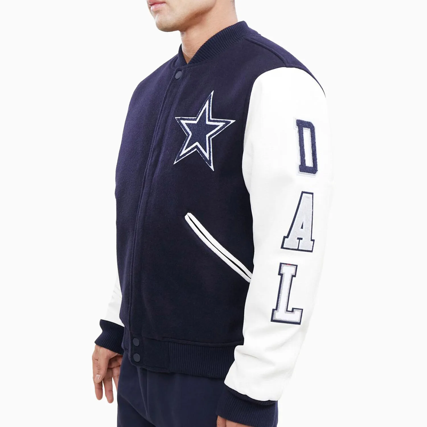 Men's Dallas Cowboys Logo Varsity Jacket