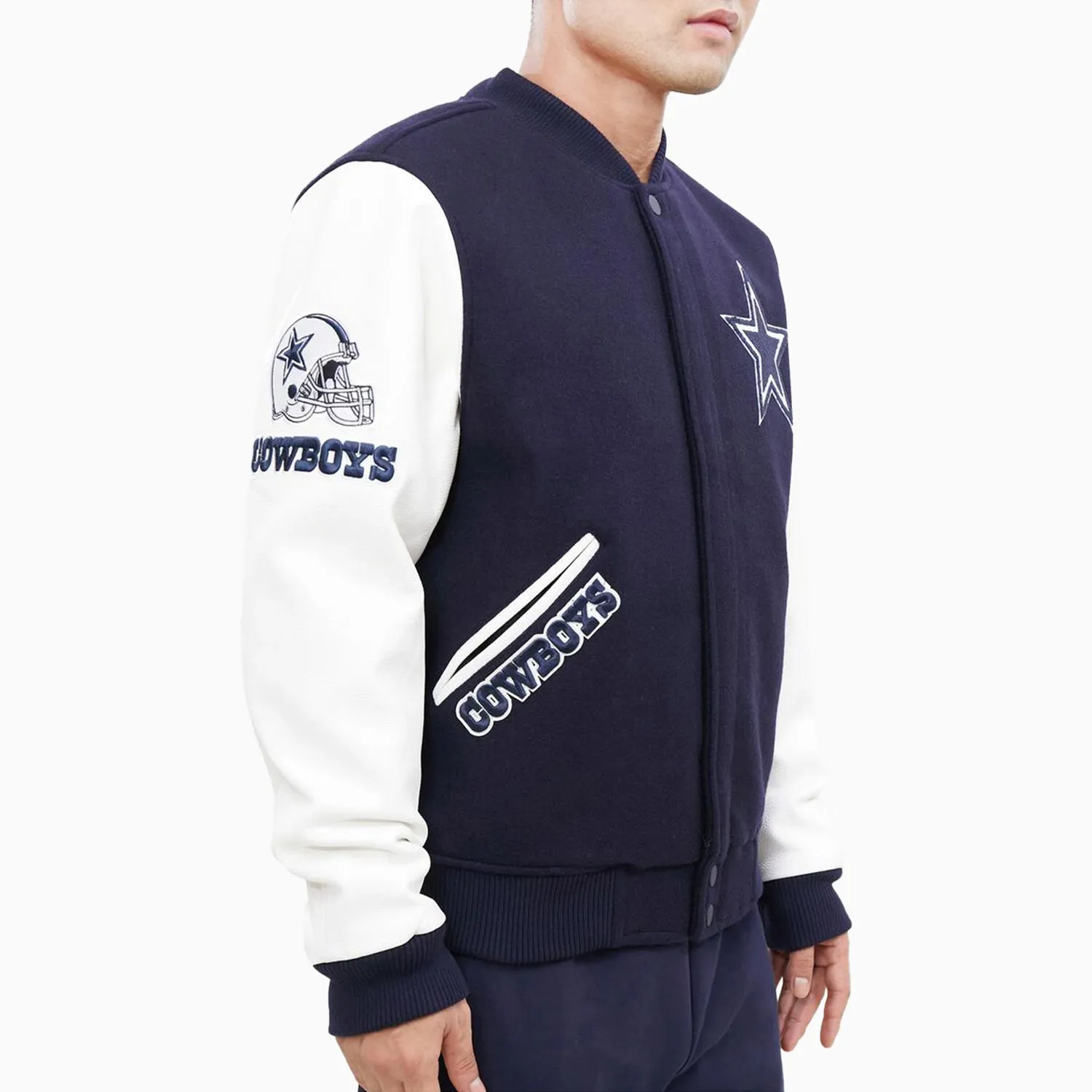 Men's Dallas Cowboys Logo Varsity Jacket