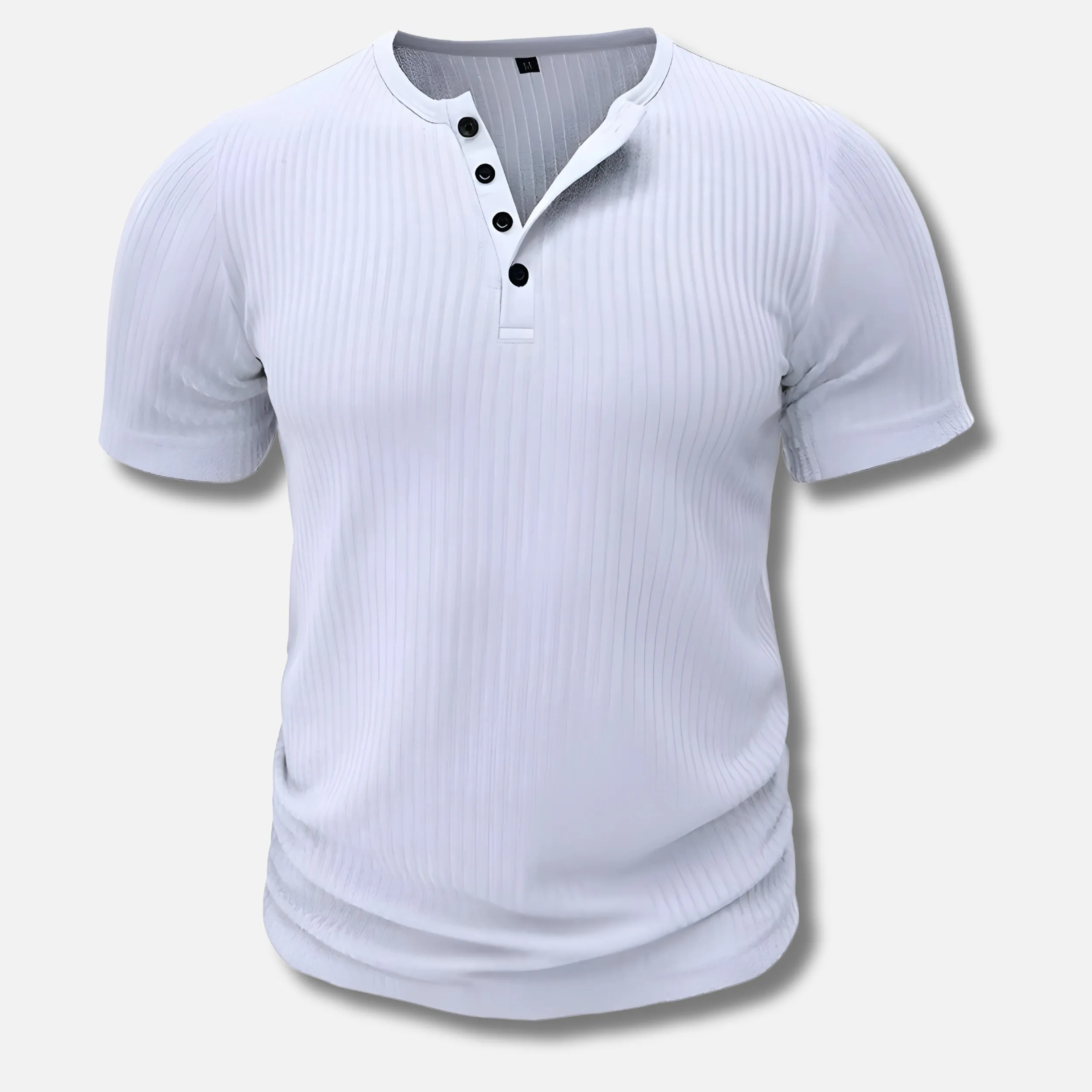 Men's Fitted Henley T-Shirt