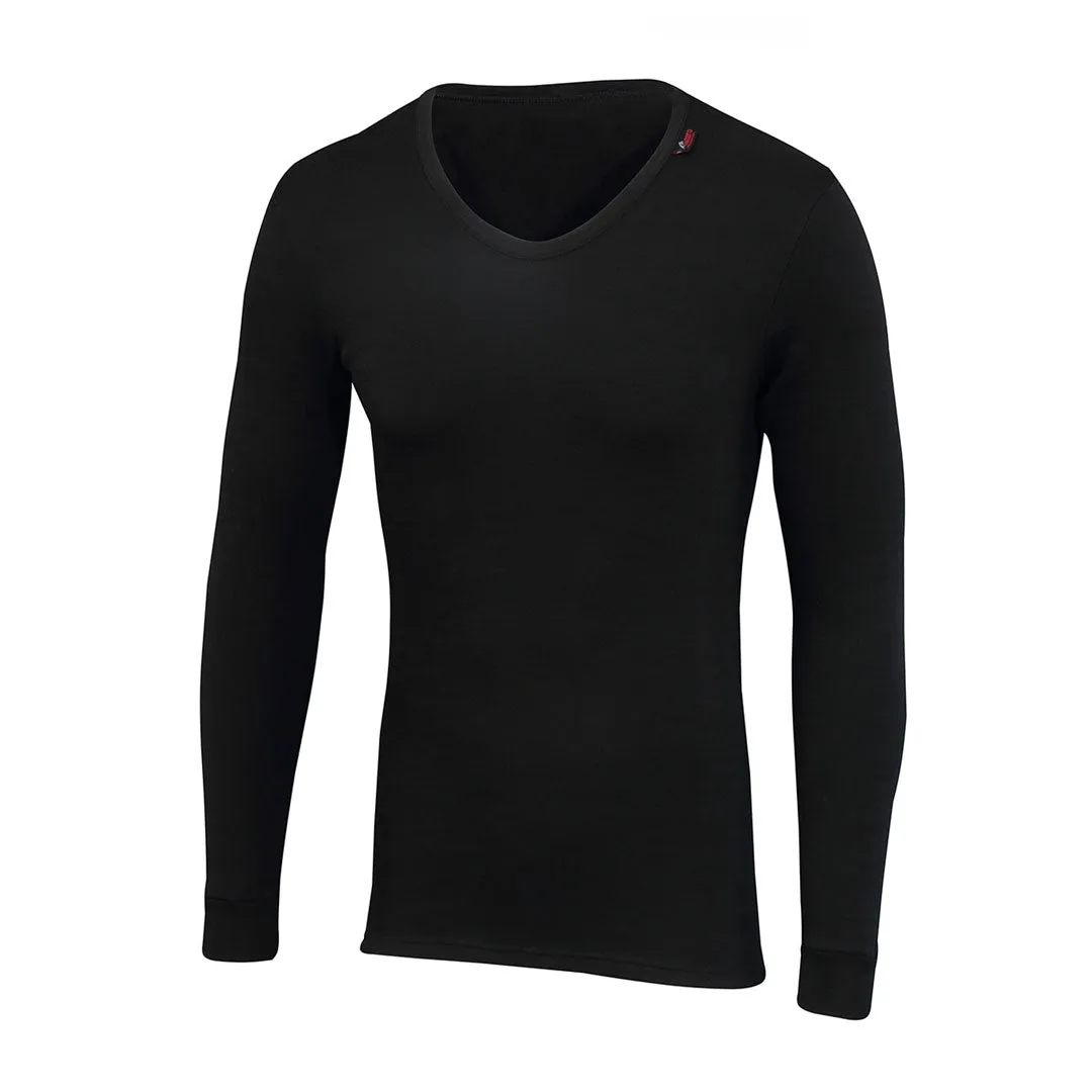 Meraklon Long Sleeve Mid Layer V Neck Top