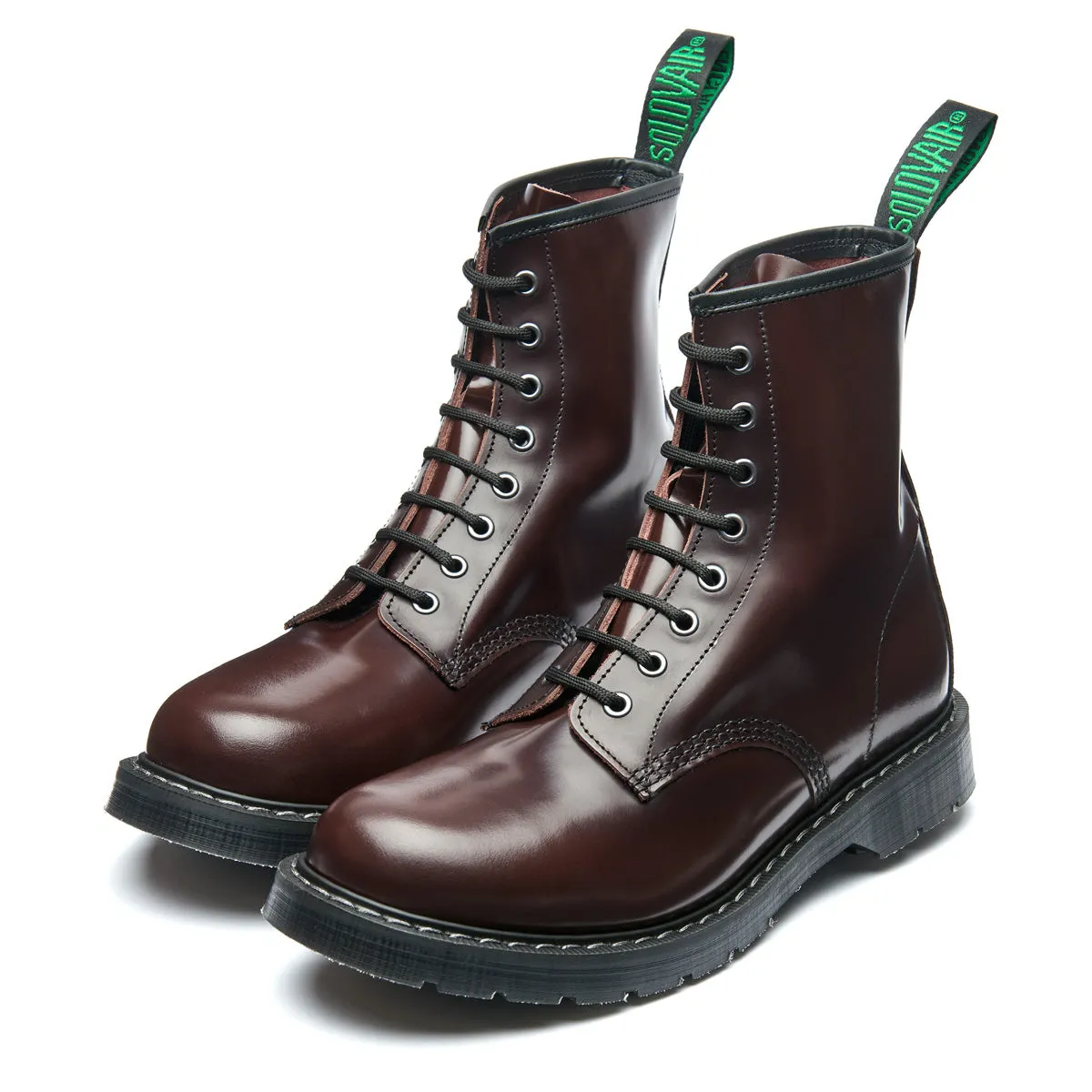 Merlot Rub-Off 8 Eye Derby Boot