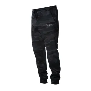 Mid-Weight Fleece Sweatpants - Black Camo