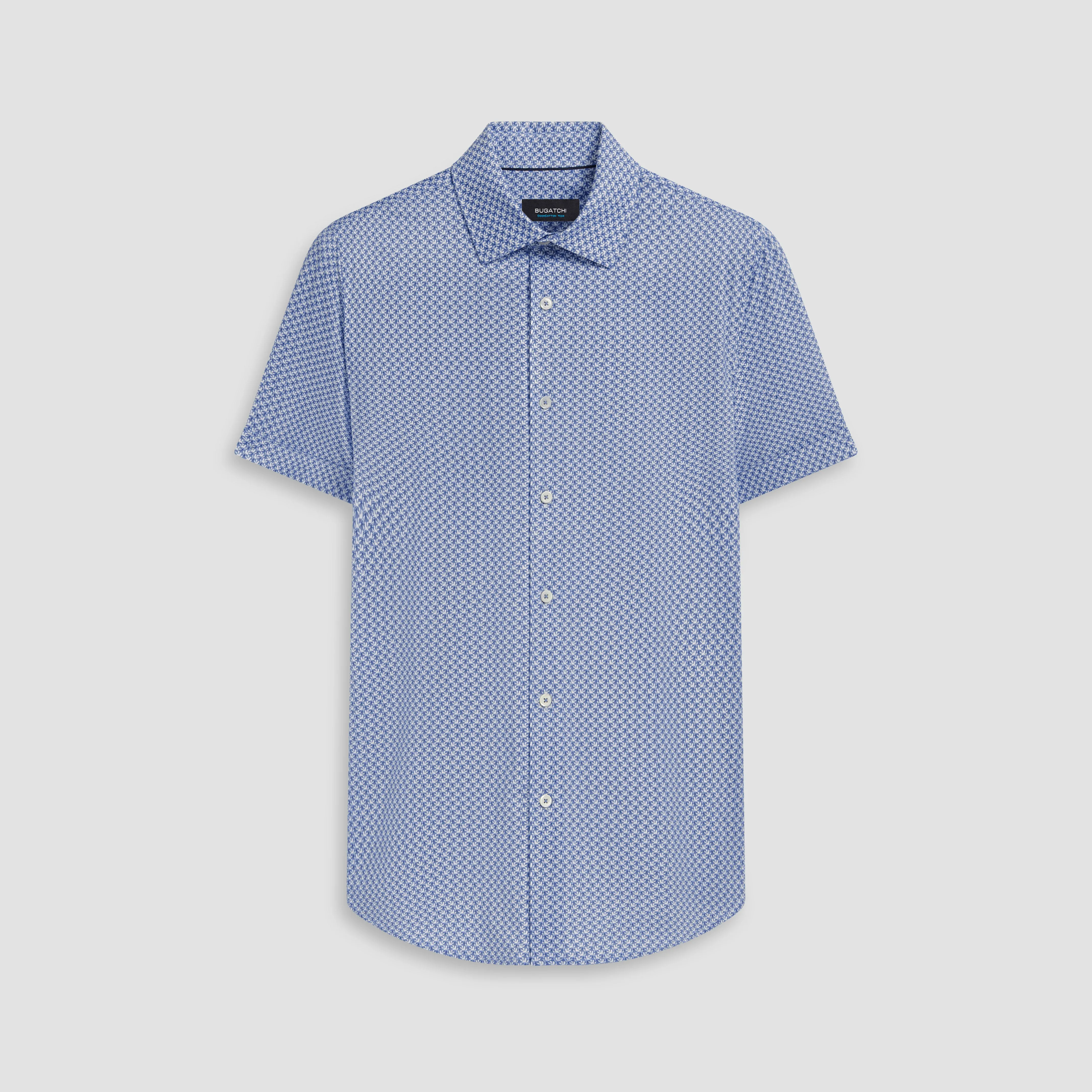 Miles Parasol Print OoohCotton Short Sleeve Shirt