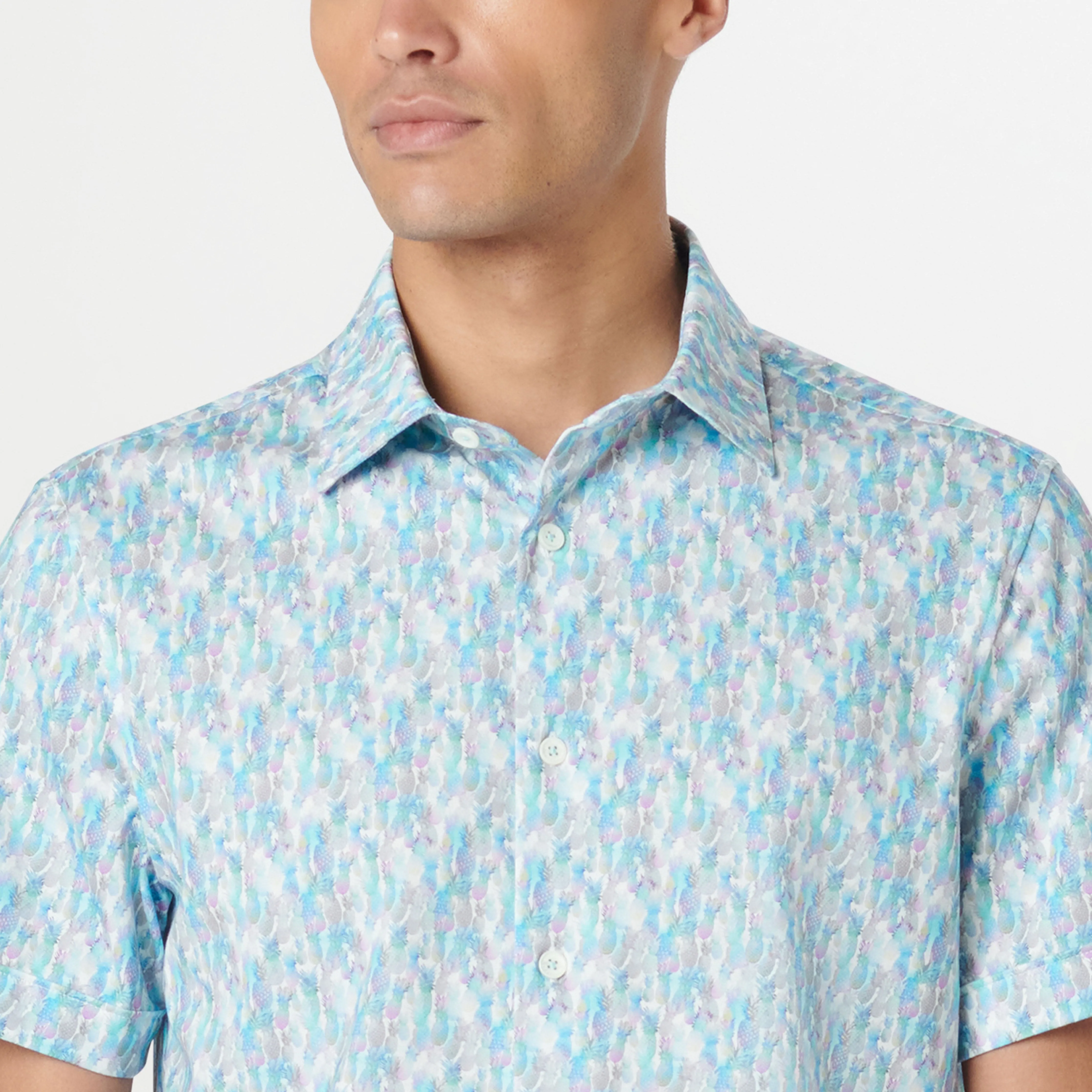 Miles Pineapple OoohCotton Short Sleeve Shirt