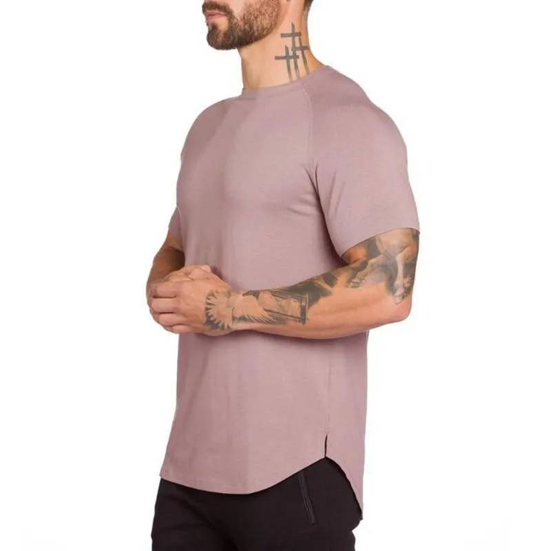 Muscle Fit Henley Gym Shirt