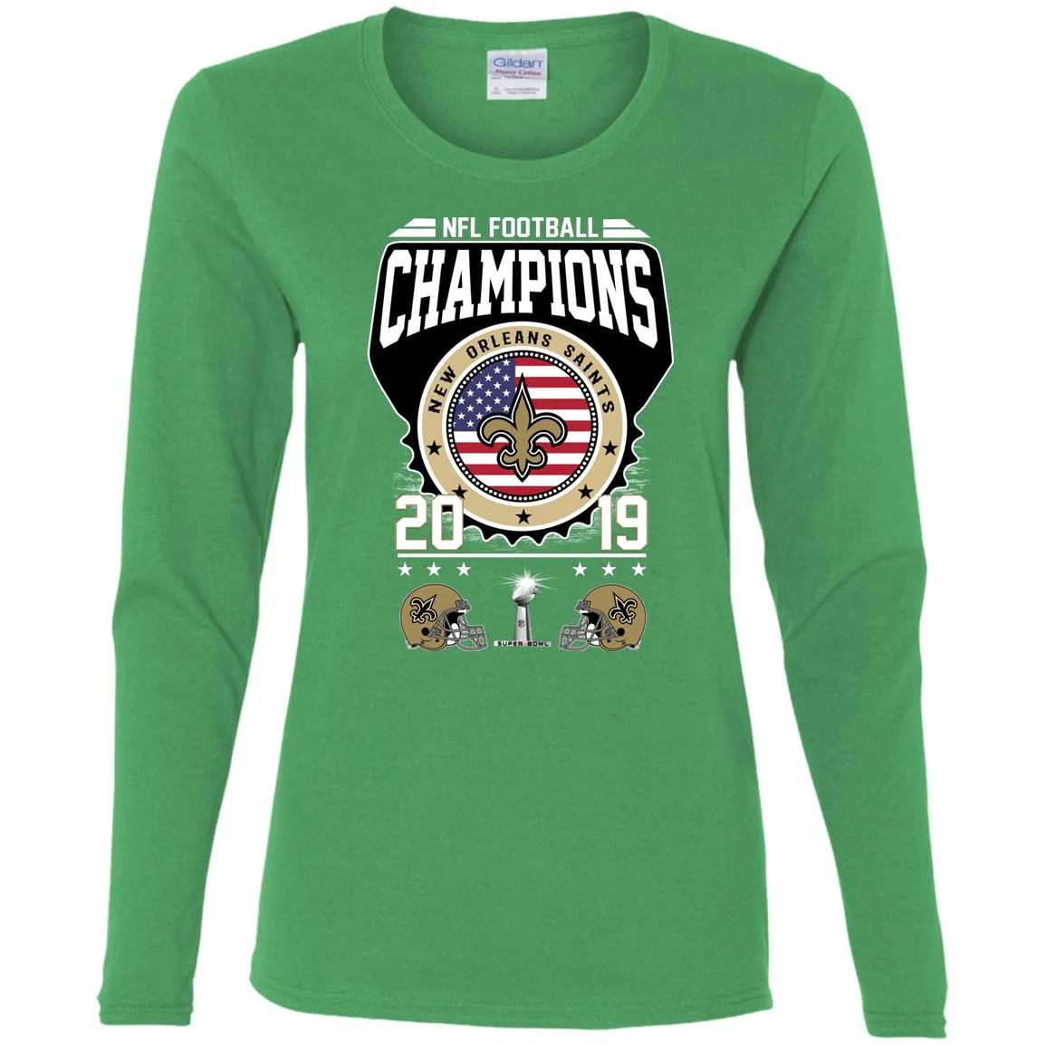 Nfl – Football Champions New Orleans Saints Super Bowl 2019 Women Long Sleeve Shirt