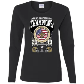 Nfl – Football Champions New Orleans Saints Super Bowl 2019 Women Long Sleeve Shirt