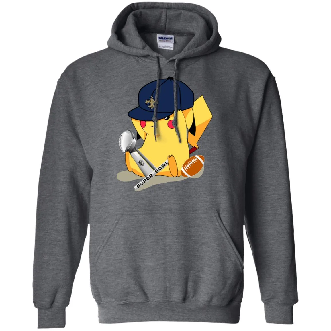 Nfl – New Orleans Saints Pikachu Super Bowl 2019 Football Pullover Hoodie Sweatshirt