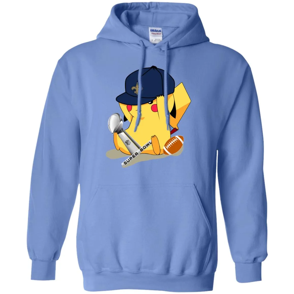 Nfl – New Orleans Saints Pikachu Super Bowl 2019 Football Pullover Hoodie Sweatshirt