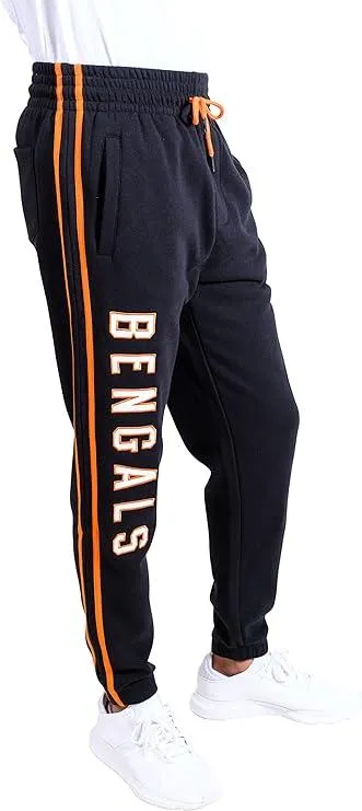 NFL Official Adults Active Super Soft Fleece Game Day Jogger Sweatpants - Unisex|Cincinnati Bengals