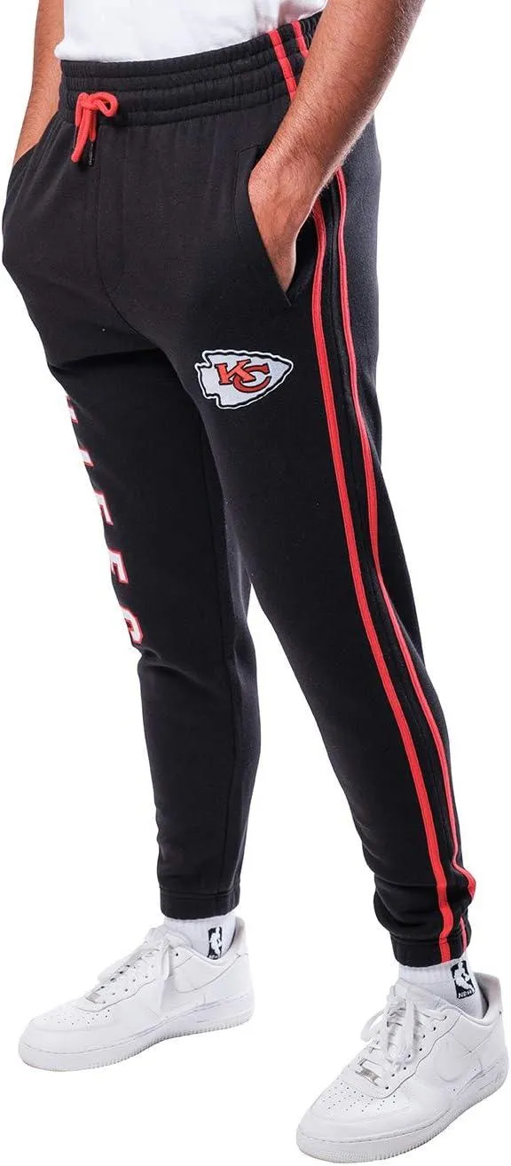 NFL Official Adults Active Super Soft Fleece Game Day Jogger Sweatpants - Unisex|Kansas City Chiefs