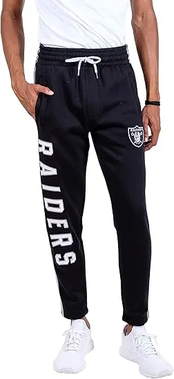 NFL Official Adults Active Super Soft Fleece Game Day Jogger Sweatpants - Unisex|Las Vegas Raiders