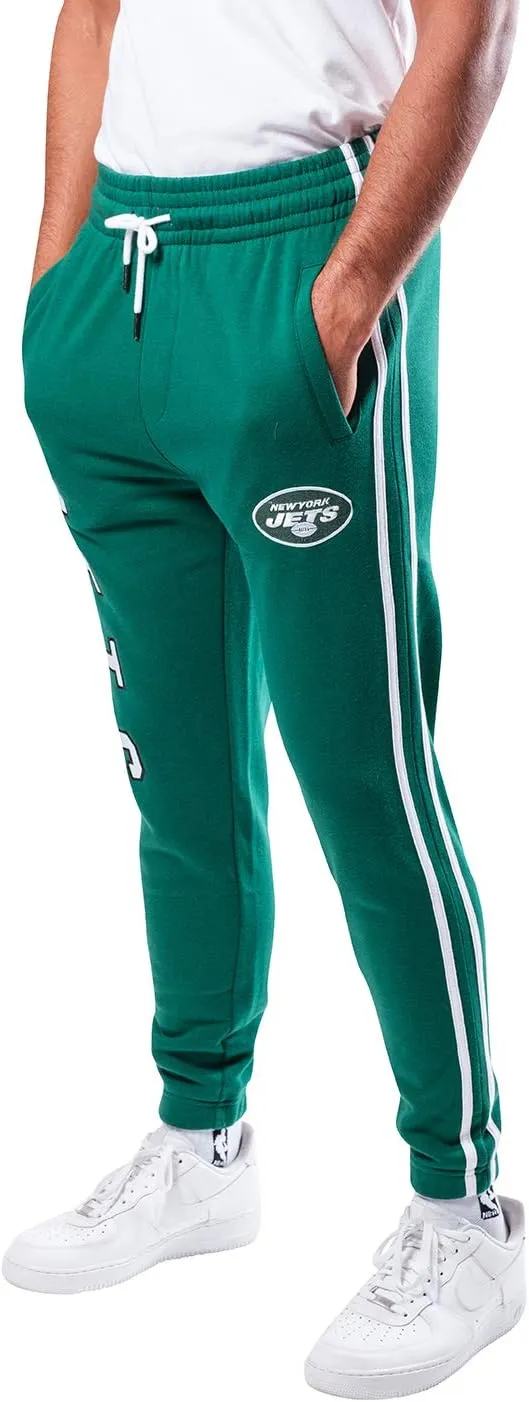 NFL Official Adults Active Super Soft Fleece Game Day Jogger Sweatpants - Unisex|New York Jets