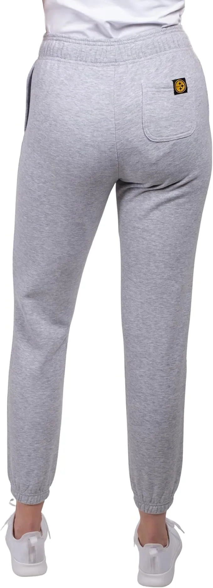 NFL Official Women's Super Soft Fleece Jogger Sweatpants|Pittsburgh Steelers